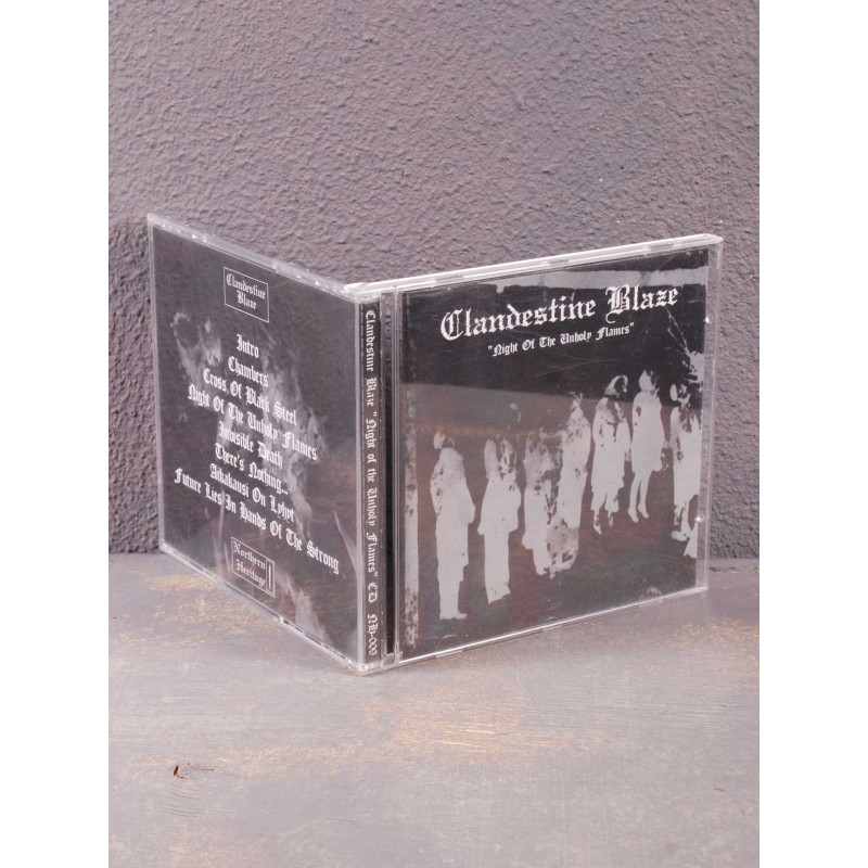 Clandestine Blaze - Night Of The Unholy Flames CD (First Edition)