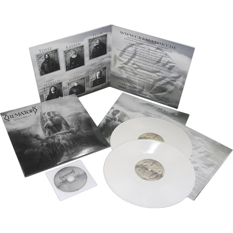 Crematory - Monument 2LP (Gatefold White Vinyl)