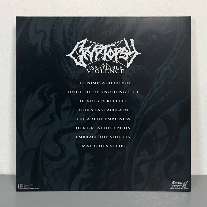 Cryptopsy - An Insatiable Violence LP (Gatefold Orange Vinyl)