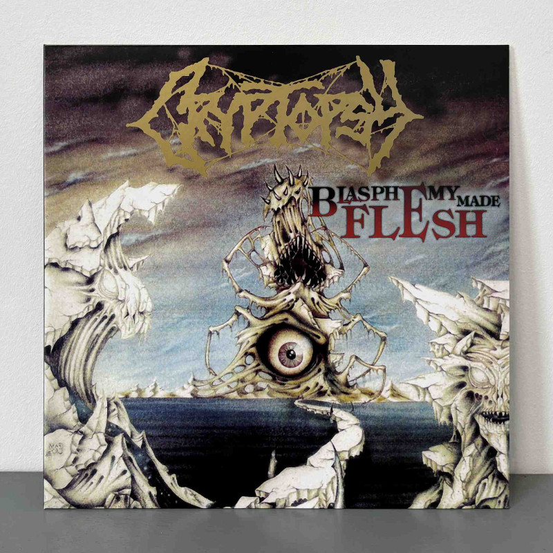 Cryptopsy - Blasphemy Made Flesh LP (Black With White Splatter Vinyl)