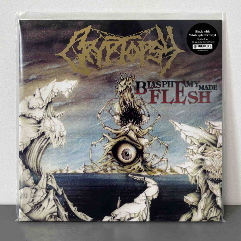 Cryptopsy - Blasphemy Made Flesh LP (Black With White Splatter Vinyl)
