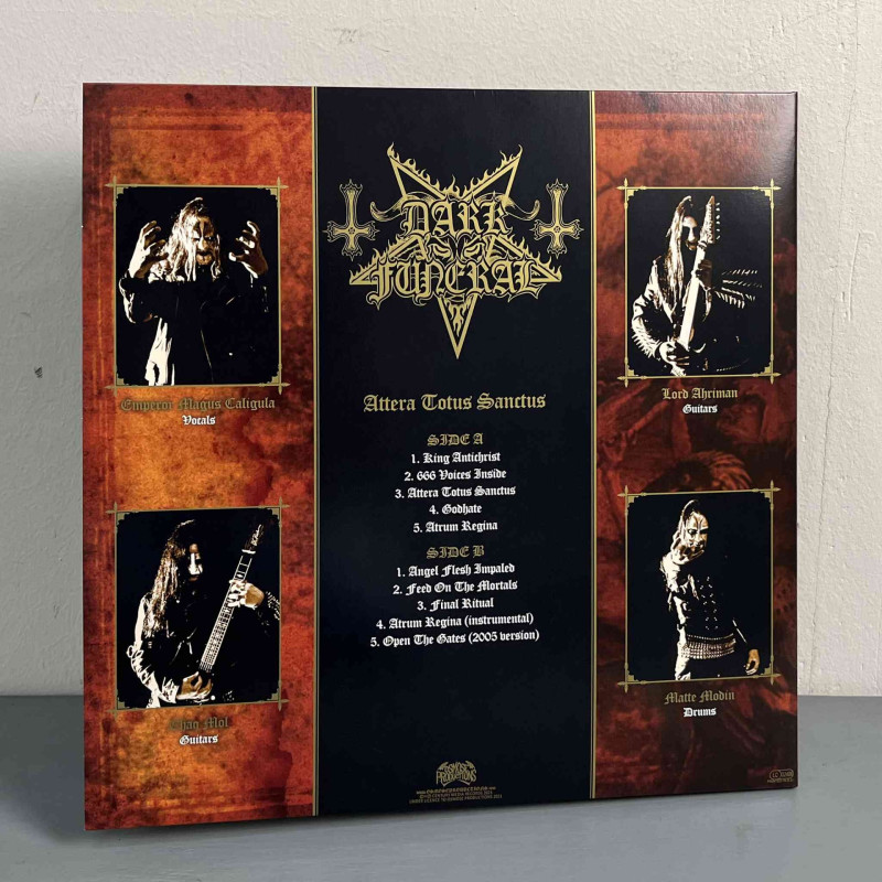 Dark Funeral - Attera Totus Sanctus LP (Gatefold Half Orange/Half Black Vinyl)