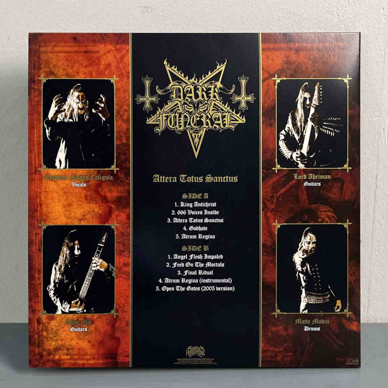 Dark Funeral - Attera Totus Sanctus LP (Gatefold Half Orange/Half Black Vinyl)