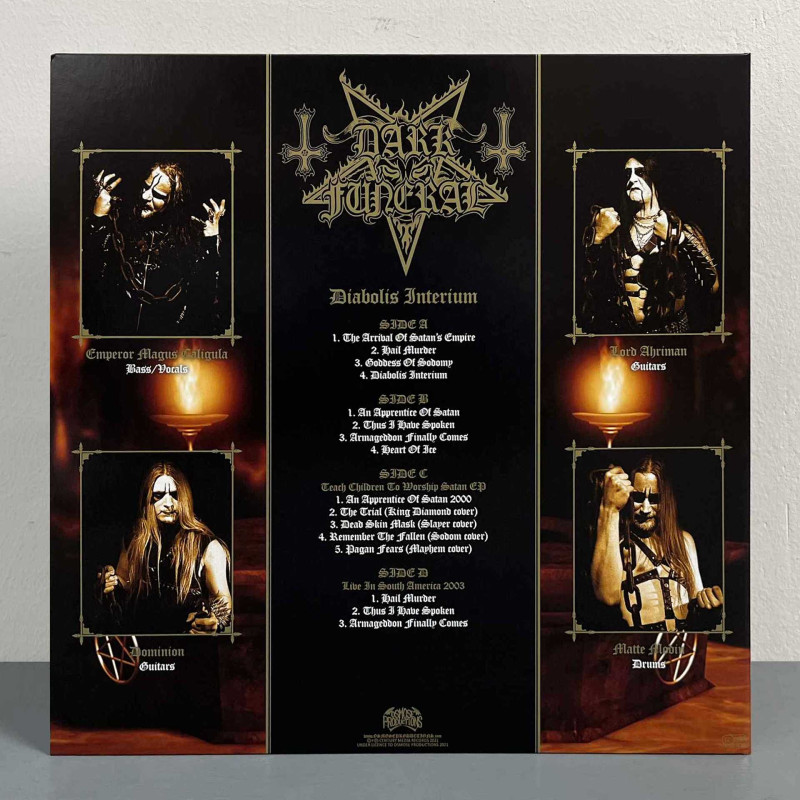 Dark Funeral - Diabolis Interium 2LP (Gatefold Half Orange/Half Black Vinyl)
