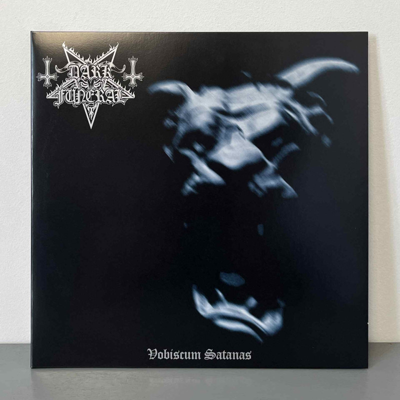Dark Funeral - Vobiscum Satanas LP (Gatefold White/Blue Marbled Vinyl)