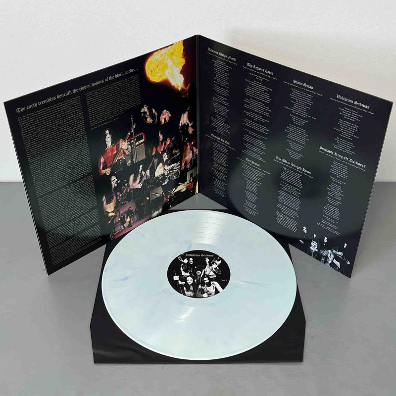 Dark Funeral - Vobiscum Satanas LP (Gatefold White/Blue Marbled Vinyl)