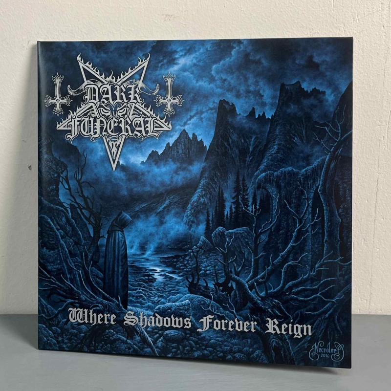 Dark Funeral - Where Shadows Forever Reign LP (Gatefold Blue With Grey Splatter Vinyl)