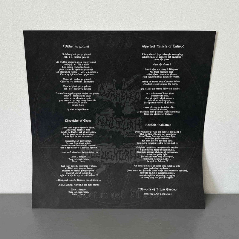 Darkened Nocturn Slaughtercult - Nocturnal March LP (Gatefold Black/Silver Galaxy Vinyl)