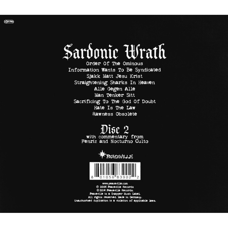 Darkthrone - Sardonic Wrath 2CD