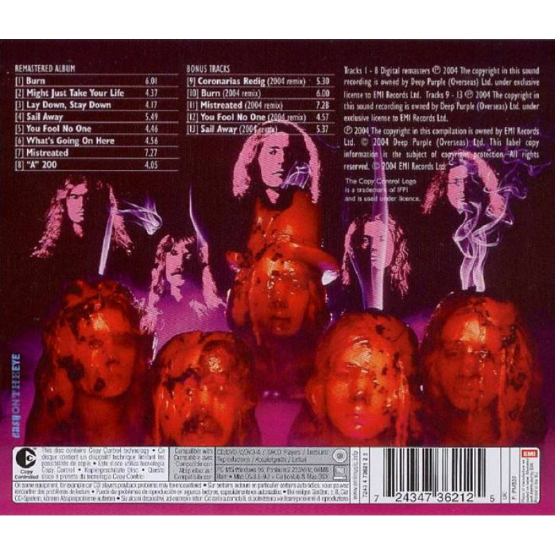Deep Purple - Burn CD