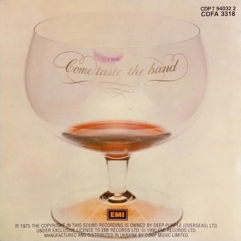 Deep Purple - Come Taste The Band CD