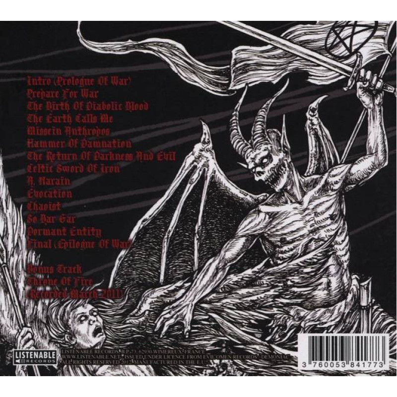 Demoniac - Prepare For War CD Digi
