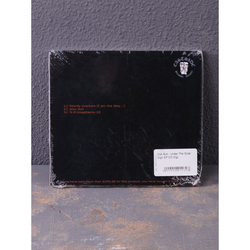 Dub Buk - Under The Solar Sign EP CD Digi