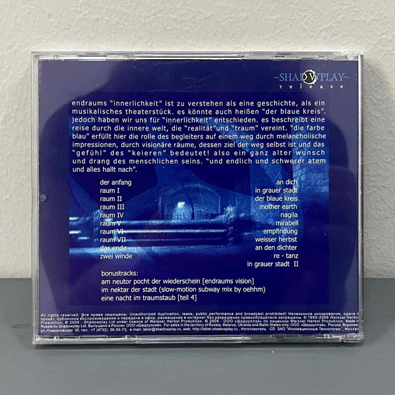 Endraum - Innerlichkeit CD (Shadowplay Release)