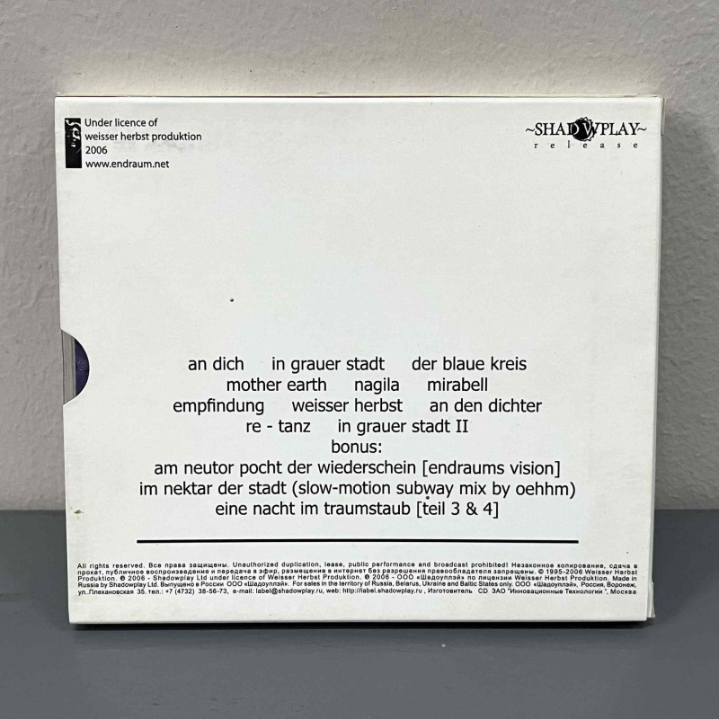 Endraum - Innerlichkeit CD (Shadowplay Release)