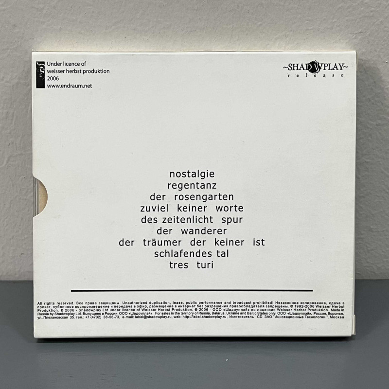 Endraum - Zeitenlicht CD (Shadowplay Release)