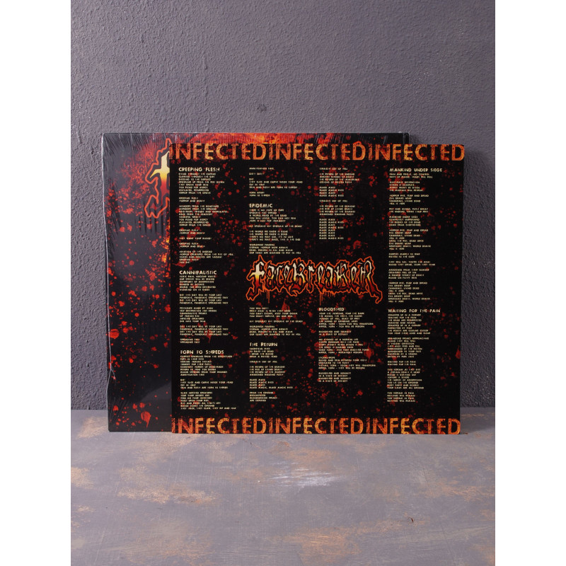 Facebreaker - Infected LP (Transparent Red / Black Smoke Vinyl)