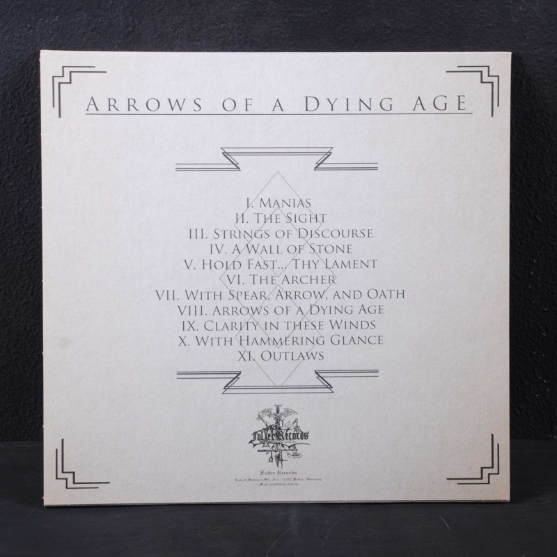 Fin - Arrows Of A Dying Age LP (Black Vinyl)
