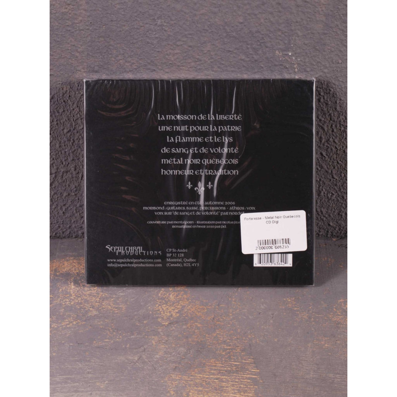 Forteresse - Metal Noir Quebecois CD Digi