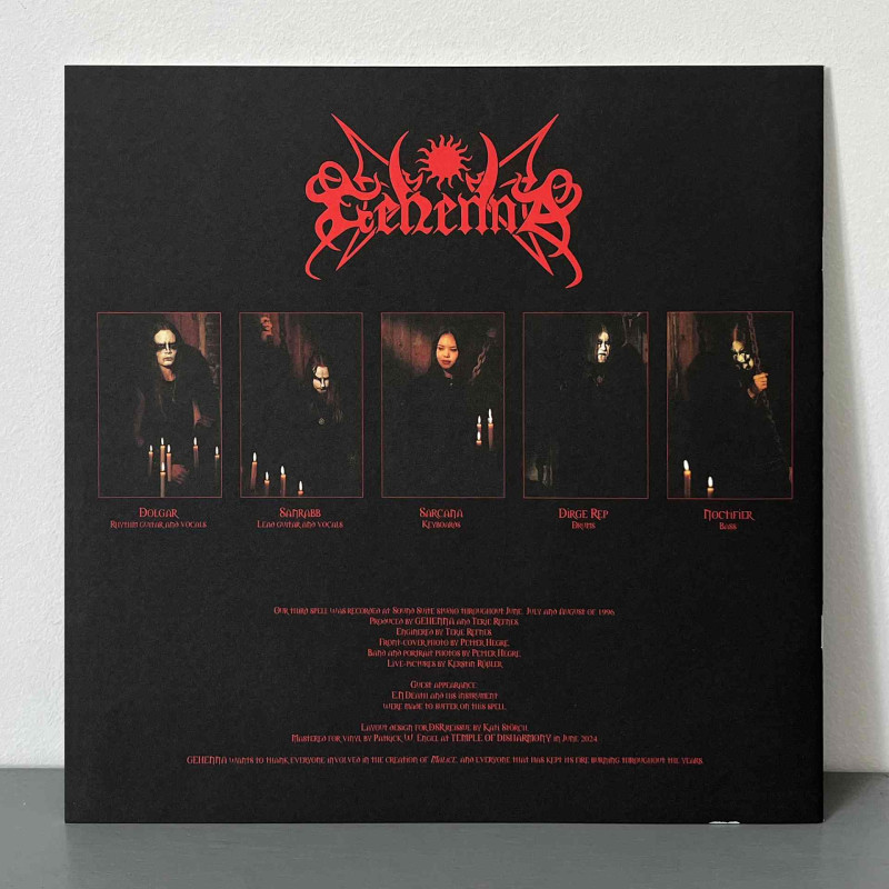 Gehenna - Malice 2LP (Gatefold Gold Opaque Vinyl)