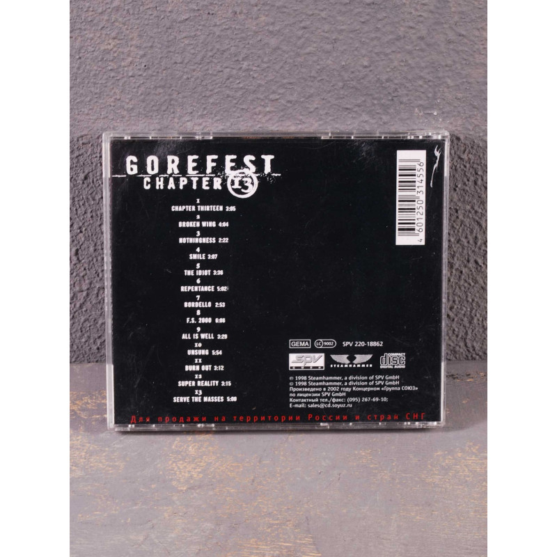 Gorefest - Chapter 13 CD (Союз)