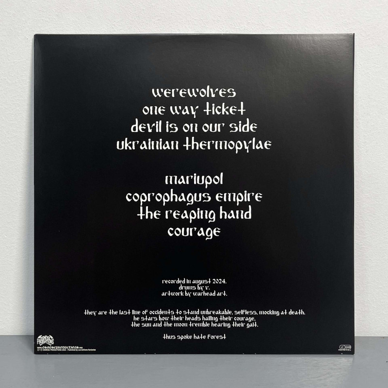 Hate Forest - Against All Odds LP (Black With Red Swirl Vinyl)