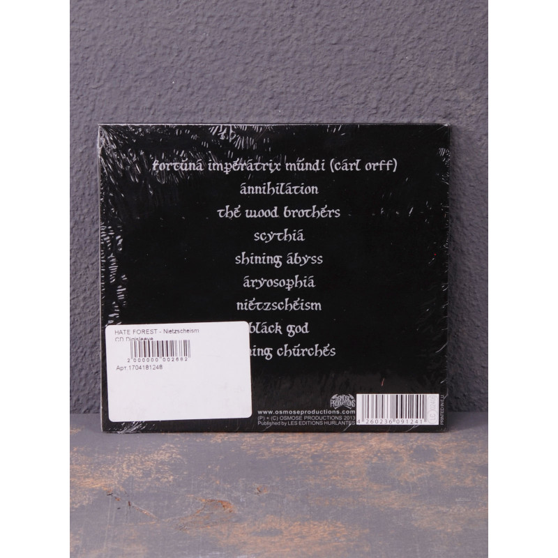 Hate Forest - Nietzscheism CD Digisleeve