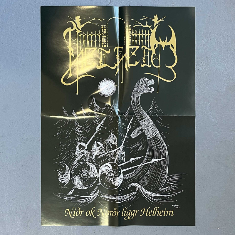 Helheim - Nidr Ok Nordr Liggr Helvegr / Helheim 2LP (Gold Vinyl)
