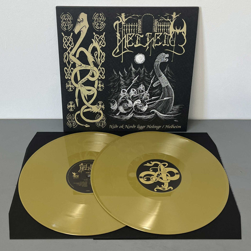 Helheim - Nidr Ok Nordr Liggr Helvegr / Helheim 2LP (Gold Vinyl)