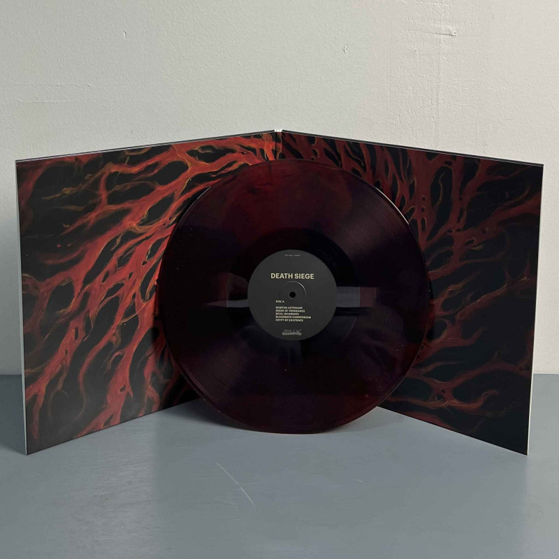 Hierophant - Death Siege LP (Gatefold Dark Red With Black Marbled Vinyl)