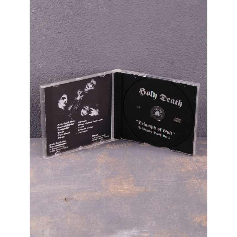 Holy Death - Triumph Of Evil CD (Head Not Found) (Б/У)