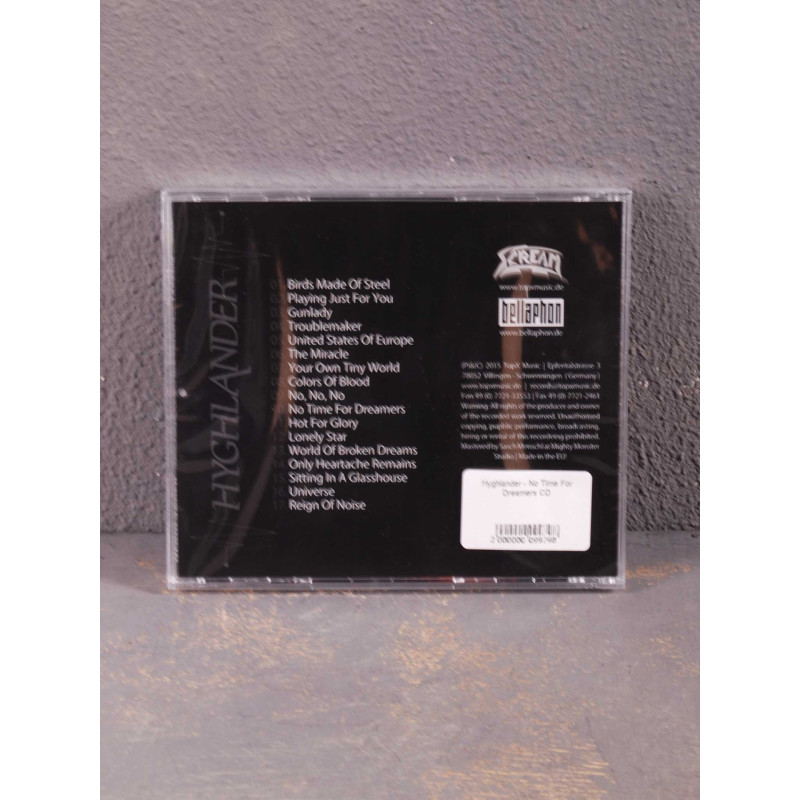 Hyghlander - No Time For Dreamers CD