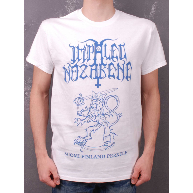 Impaled Nazarene - Suomi Finland Perkele - 100 Years Of Finnish Independence White T-Shirt