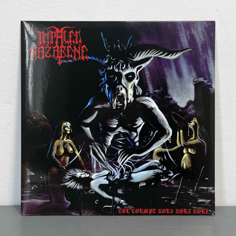 Impaled Nazarene - Tol Cormpt Norz Norz Norz... LP (Gatefold Blue w/ White Splatter Vinyl)