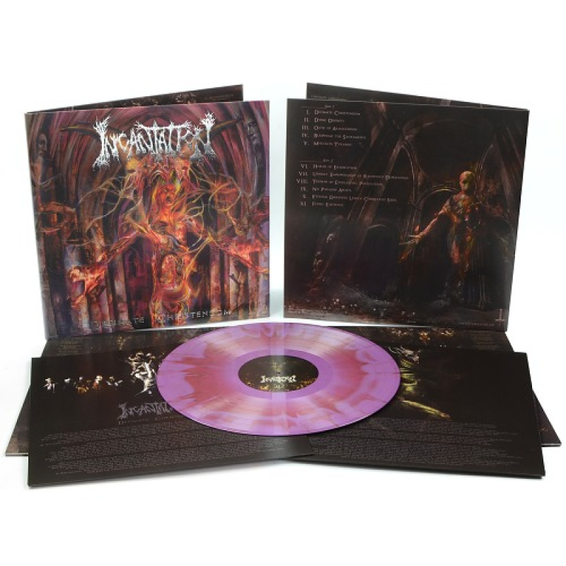 Incantation - Decimate Christendom LP (Gatefold Purple / Oxblood Marbled Vinyl)