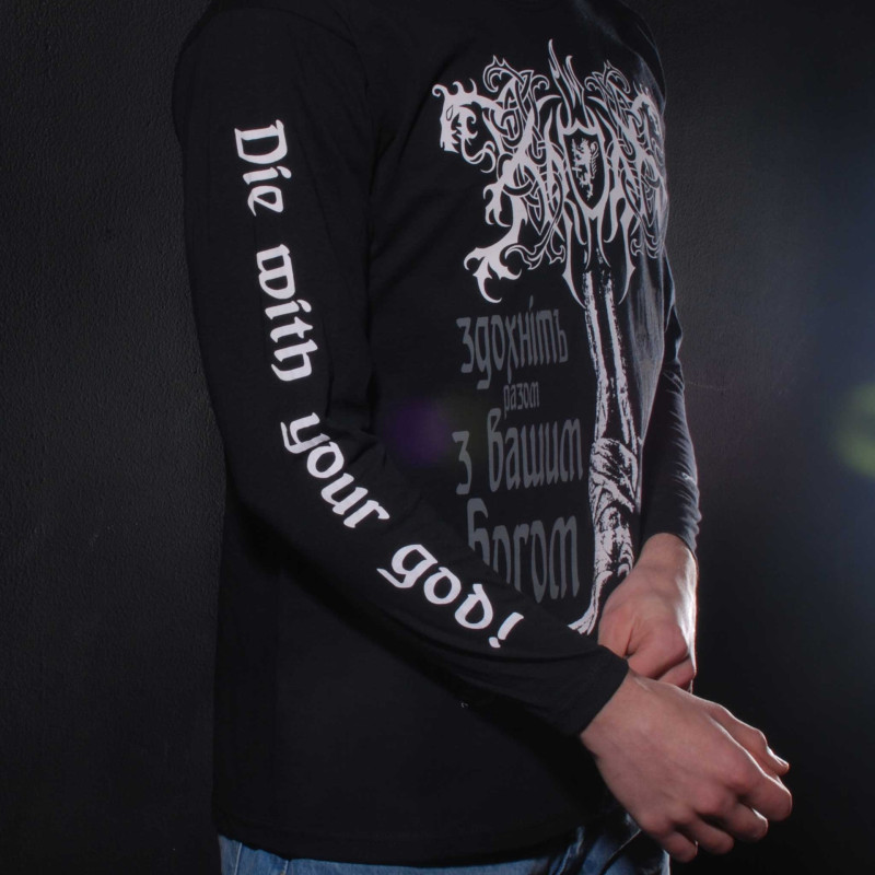 Лонгслів Kroda - Die With Your God (FOTL) чорний