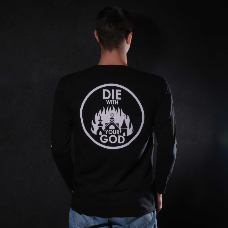 Лонгслів Kroda - Die With Your God (FOTL) чорний
