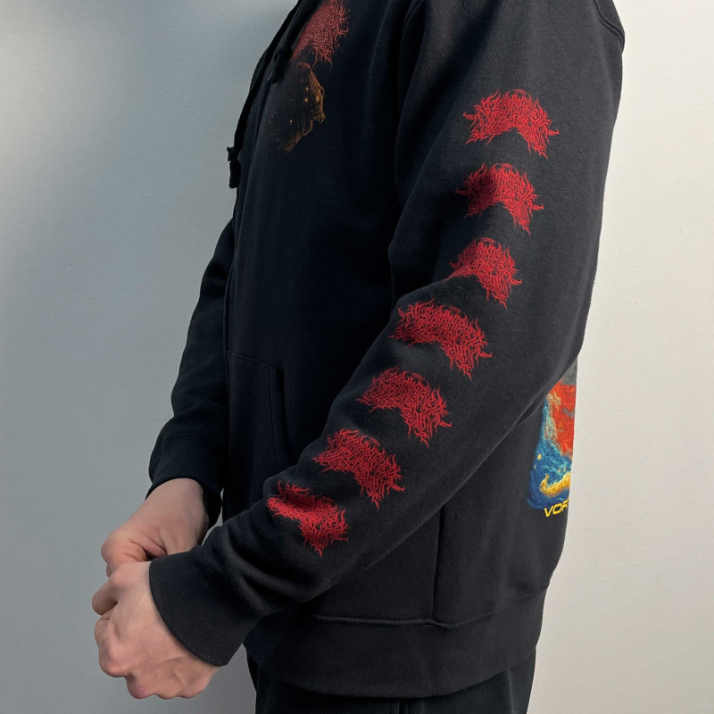 Labyrinthus Stellarum - Vortex Of The Worlds (FOTL) Black Zip Hoodie