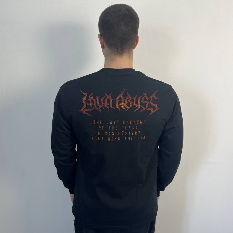 Lava Abyss - Sacrificial Ritual Of Primordial Fire (Gildan) Black Longsleeve