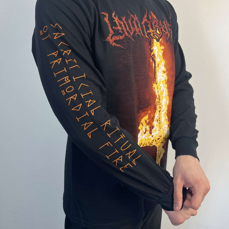 Lava Abyss - Sacrificial Ritual Of Primordial Fire (Gildan) Black Longsleeve