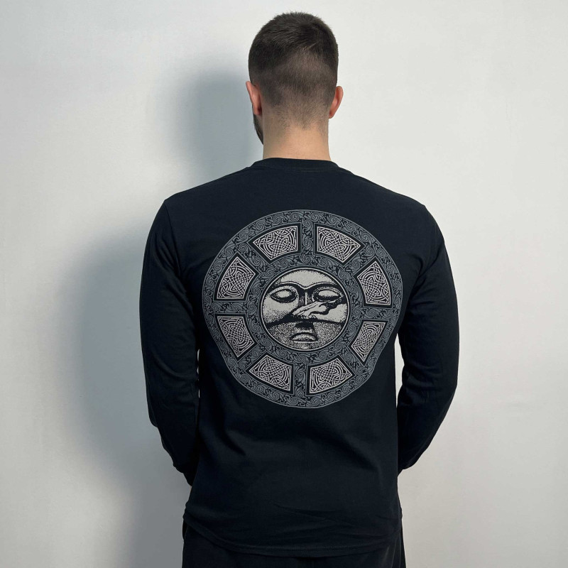 Nokturnal Mortum - Old Warrior God (Gildan) Black Longsleeve
