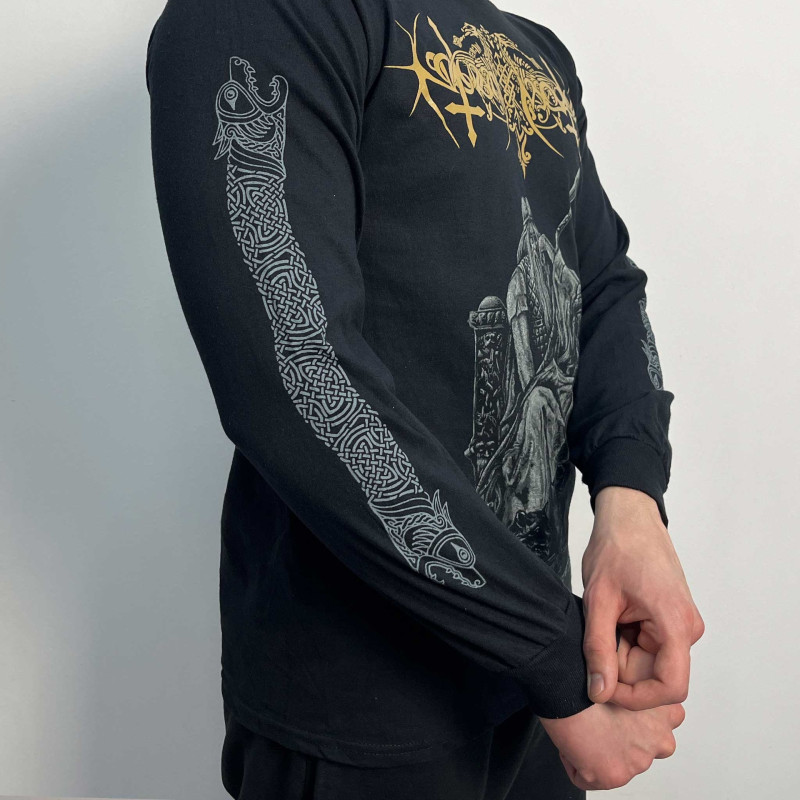 Nokturnal Mortum - Old Warrior God (Gildan) Black Longsleeve