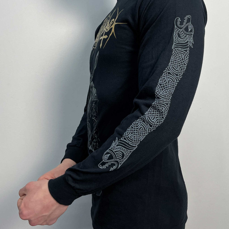 Nokturnal Mortum - Old Warrior God (Gildan) Black Longsleeve
