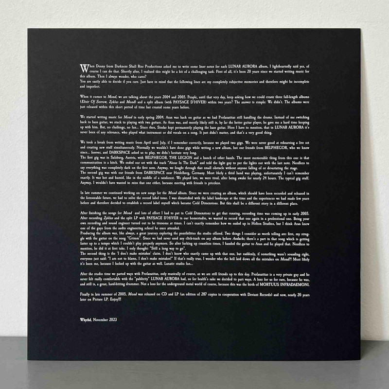 Lunar Aurora - Mond LP (Black Vinyl)