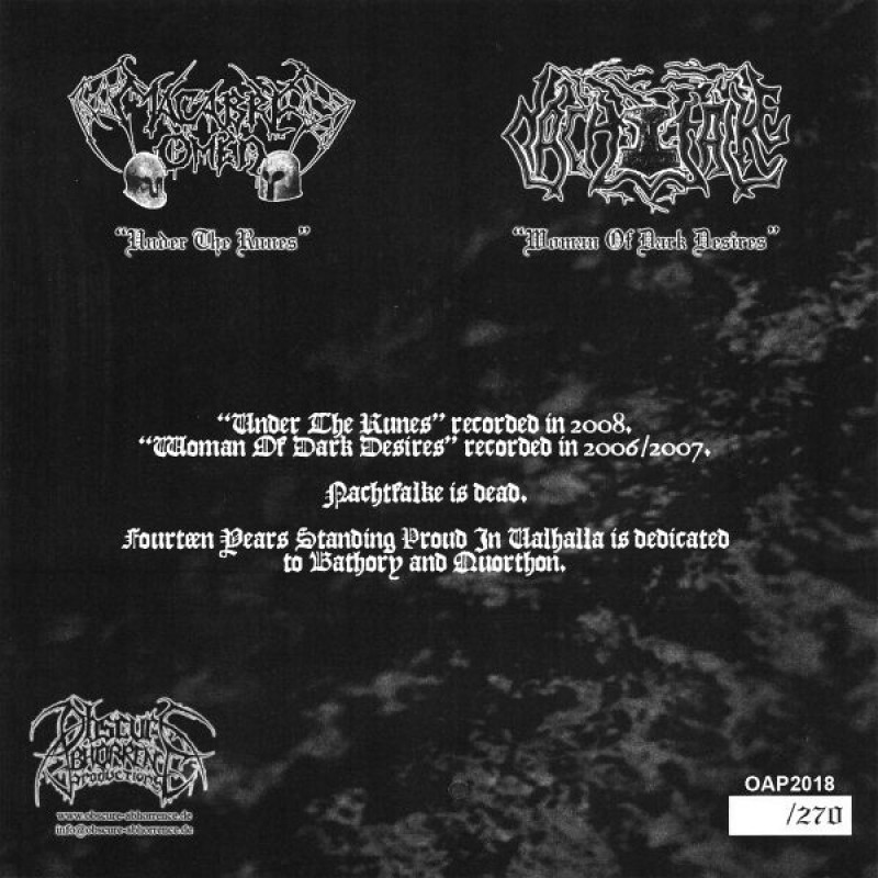 Macabre Omen, Nachtfalke - Fourteen Years Standing Proud In Valhalla 7