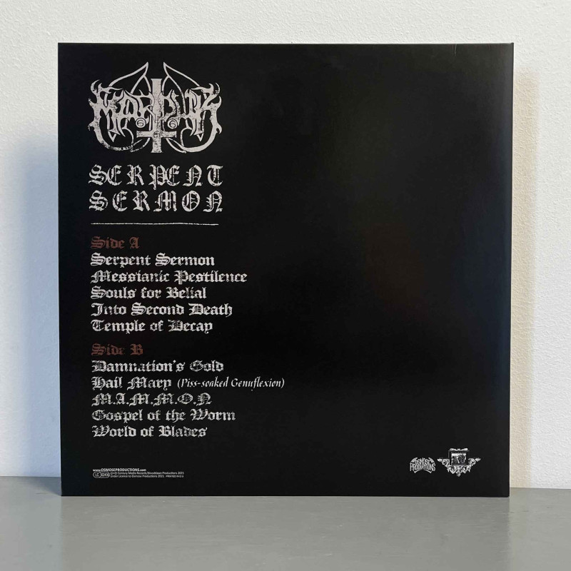 Marduk - Serpent Sermon LP (Gatefold Grey With Black & Red Splatter Vinyl) (2022 Reissue)