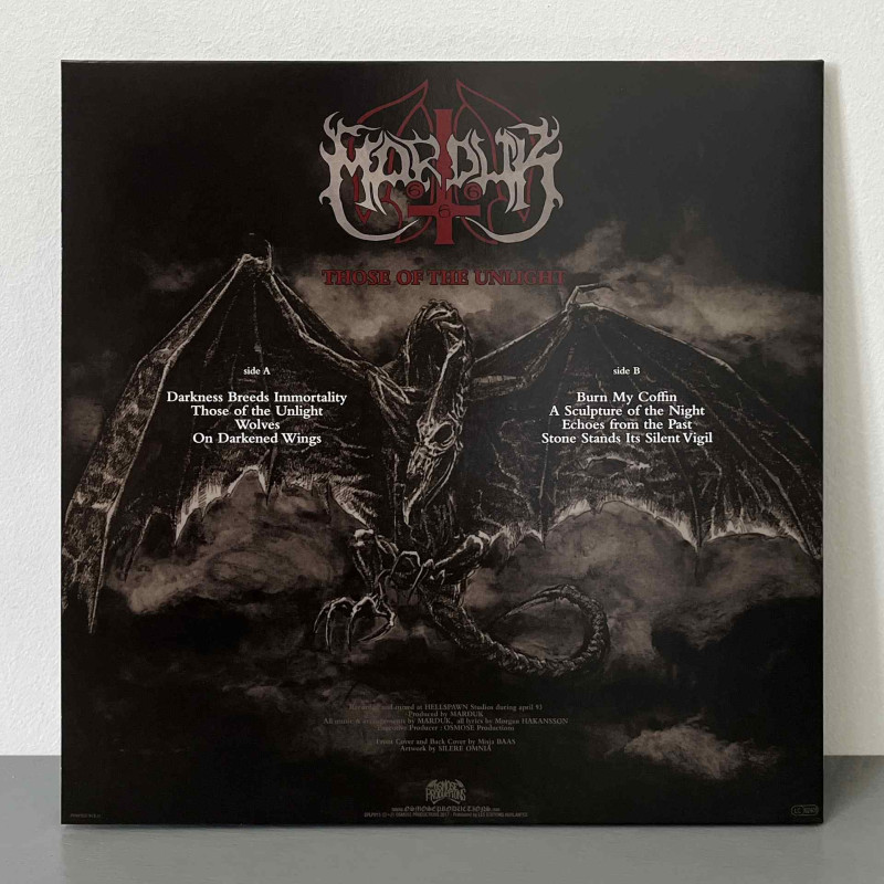 Marduk - Those Of The Unlight LP (Gatefold Ice Black Vinyl)