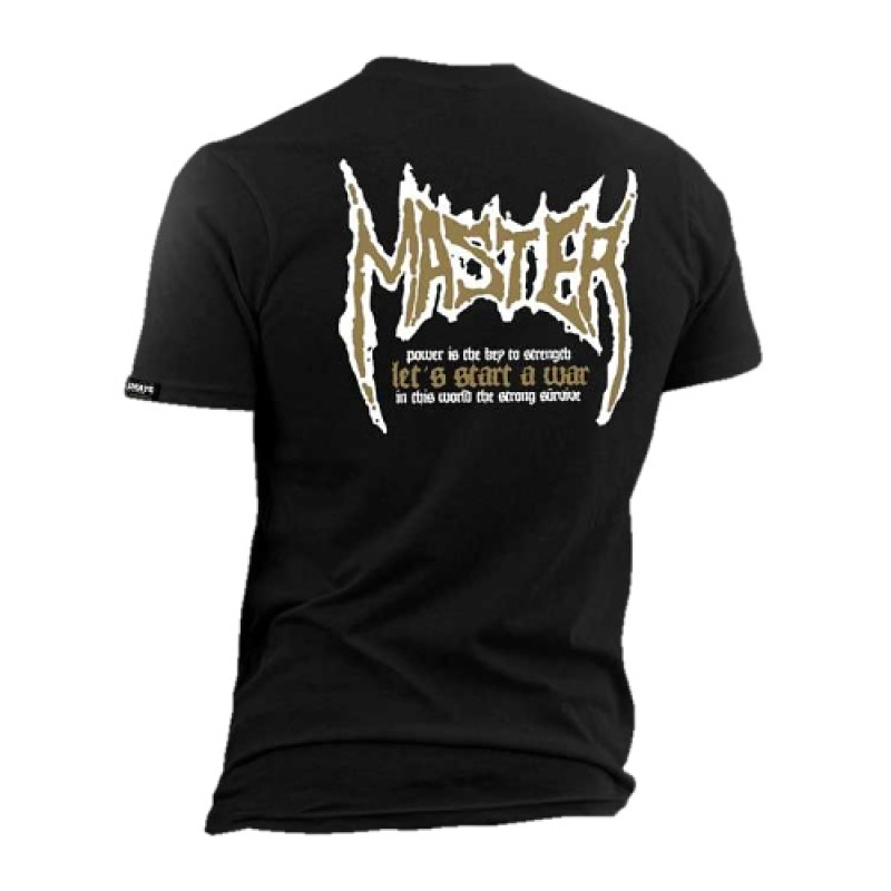 Master - Let's Start A War Black T-Shirt