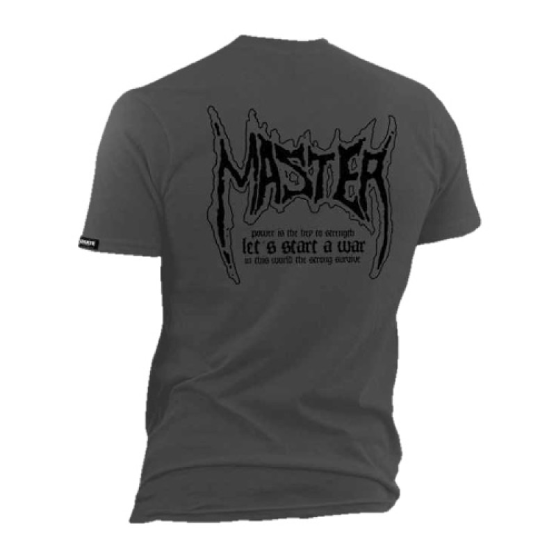 Master - Let's Start A War Dark Grey T-Shirt