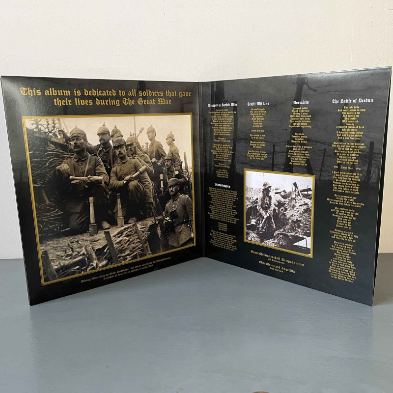Minenwerfer - Volkslieder LP (Gatefold Gold With Black Marble Vinyl) (2022 Reissue)